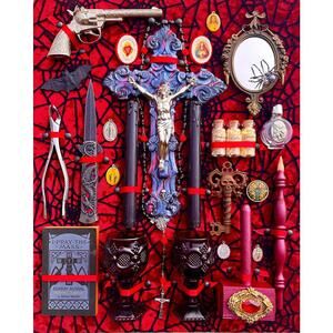 Vampire Slayer Kit Poster Black and Red 16” x 20” Print Goth Decor Wall Art